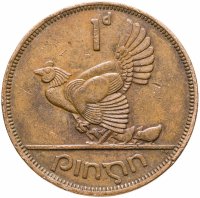 купить Ирландия 1 пенни (penny) 1962