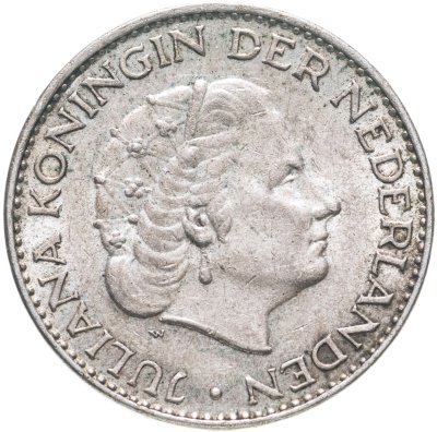 купить Нидерланды 1 гульден (gulden) 1965