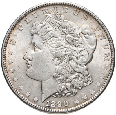 купить США 1 доллар (dollar) 1890 Доллар Моргана Без отметки монетного двора