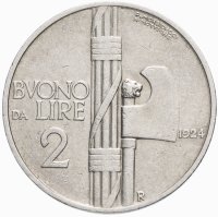 Купить Италия 2 лиры 1924