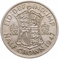 купить Великобритания 1/2 кроны (crown) 1947