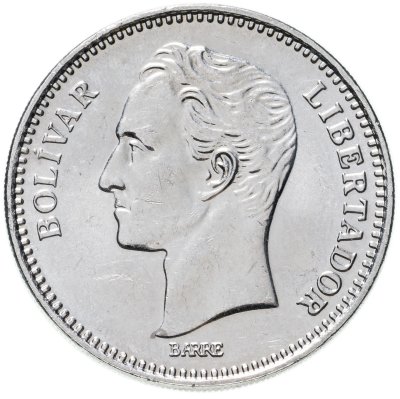 купить Венесуэла 2 боливара (bolivares) 1990