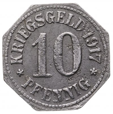купить Германия (Висбаден) нотгельд 10 пфеннигов 1917