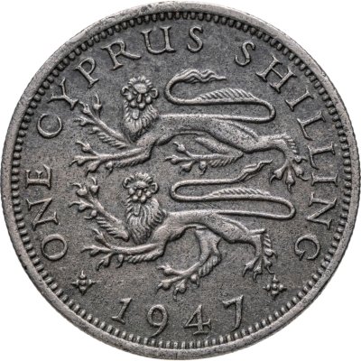 купить Кипр 1 шиллинг (shilling) 1947
