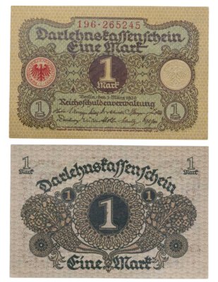 купить Германия (Веймарская Республика) (Berlin) 1 марка 1920 год