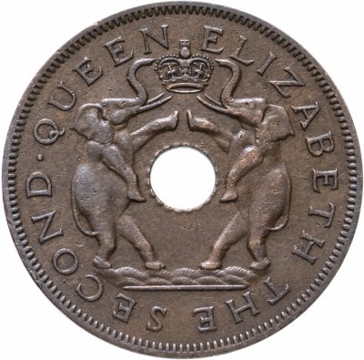 купить Родезия и Ньясаленд 1 пенни (penny) 1955