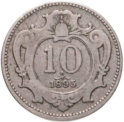 купить Австрия 10 геллеров (heller) 1895