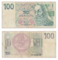 купить Чехия 100 крон 1993 (Pick 5)