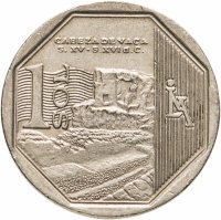 купить Перу 1 соль (sol) 2016 "Богатство и гордость Перу - Кабеса де Вака"