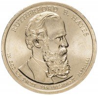 купить США 1 доллар 2011 P "19-й президент США - Ратерфорд Хейз"