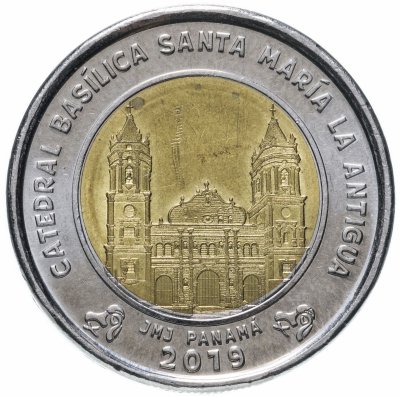 купить Панама 1 бальбоа 2019 "Кафедральный собор Базилика Святой Марии"