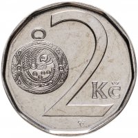 купить Чехия 2 кроны 2018