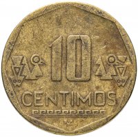 купить Перу 10 сентимо (centimos) 1991-2019, случайная дата