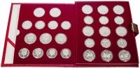 купить Набор, посвященный Олимпиаде 1980 в Москве Proof (28 монет, в фирменном боксе, с полным комплектом сертификатов)