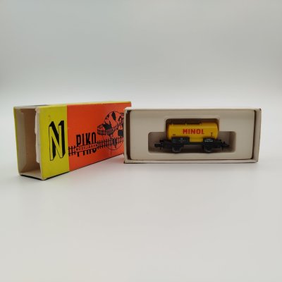 купить Модель железнодорожного вагона "Цистерна MINOL 5/4148-025", в оригинальной коробке, пластик, картон, печать, Piko, пластик, картон, печать, Piko, ГДР, 1980-1989 гг.