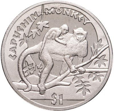 купить Сьерра-Леоне 1 доллар 2009 "Обезьяны - Капуцин"