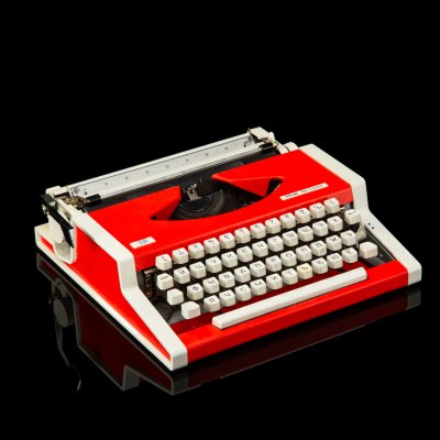 купить Машинка печатная "Unis TBM De Luxe" в оригинальном футляре, металл, пластик, Tvornica Biro Mašina, Югославия, 1970-1990 гг.