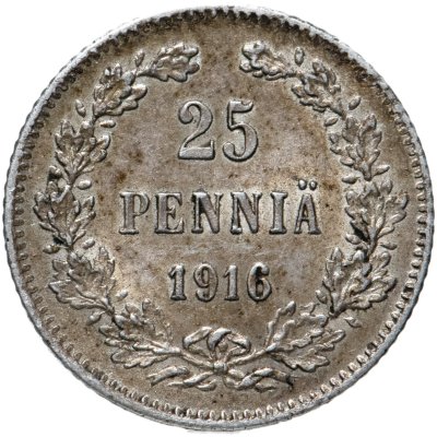 купить 25 пенни (pennia) 1916 S