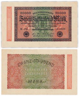 купить Германия 20000 марок 1923