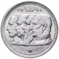 Купить Бельгия 100 франков 1954