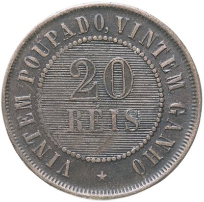 купить Бразилия 20 рейс (reis) 1908