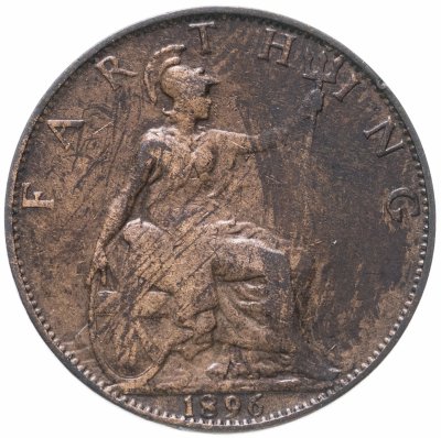 купить Великобритания 1 фартинг (farthing) 1896