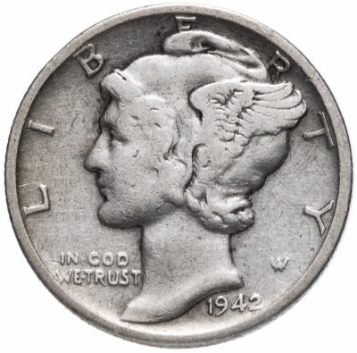 купить США 1 дайм (10 центов) 1942