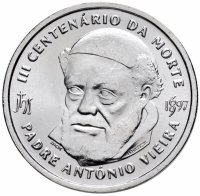 Купить Португалия 500 эскудо (escudos) 1997 "300 лет со дня смерти Антонио Виера"