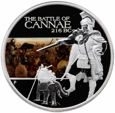 купить Тувалу 1 доллар 2009 "Вeличайшие битвы в истории-Канны"