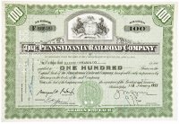 купить Акция США The Pennsylvania Railroad Company 1949- 1956 гг.