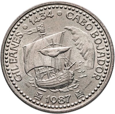 купить Португалия 100 эскудо (escudos) 1987 "Золотой век открытий - Жил Эанеш"