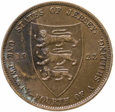 купить Джерси 1/24 шиллинга (shilling) 1923 Варяжский щит