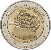 купить Мальта 2 евро 2013 "Введение самоуправления на Мальте в 1921 году", со знаком монетного двора