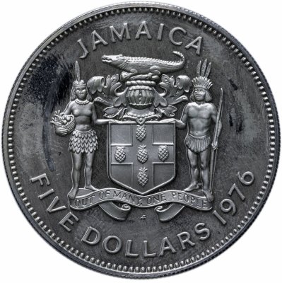 купить Ямайка 5 долларов (dollars) 1976