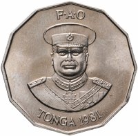 купить Тонга 50 сенити 1981