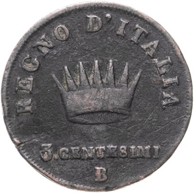 купить Италия 3 чентезимо, 1808 В