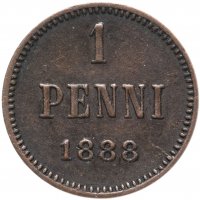 Купить Финляндия 1 пенни (penny) 1888
