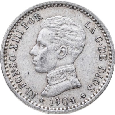 купить Испания 50 сентимо (centimos) 1904
