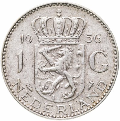 купить Нидерланды 1 гульден 1956