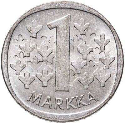 купить Финляндия 1 марка (markka) 1966 S