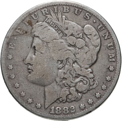 купить США 1 доллар (dollar) 1882 Доллар Моргана, без отметки монетного двора