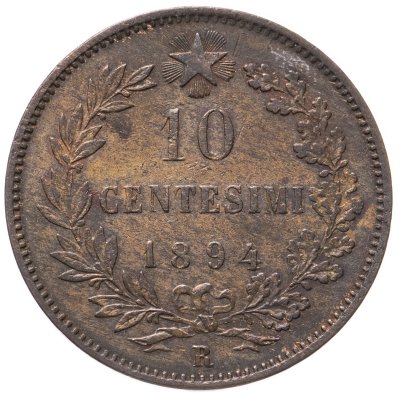 купить Италия 10 чентезимо 1894