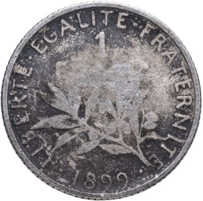 купить Франция 1 франк 1899