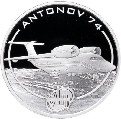 купить Острова Кука 1 доллар 2008 «Самолёт Ан-74»