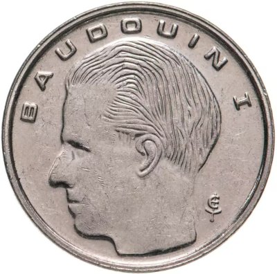купить Бельгия 1 франк (franc) 1989-1993, случайный год и тип надписи