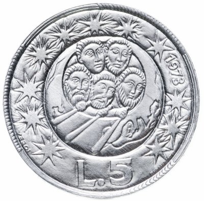 купить Сан-Марино 5 лир 1973