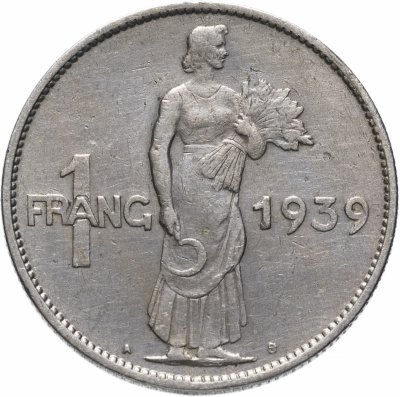 купить Люксембург 1 франк (franc) 1939