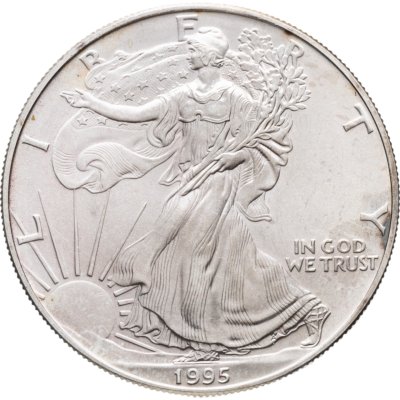 купить США 1 доллар (dollar) 1995 Американский серебряный орёл Без отметки монетного двора