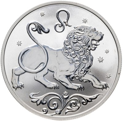 купить 2 рубля 2005 СПМД Proof "Знаки зодиака - Лев"