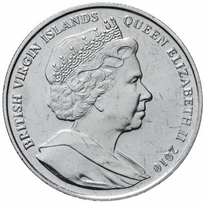 купить Британские Виргинские острова 1 доллар 2010 Чемпионат мира по футболу ЮАР